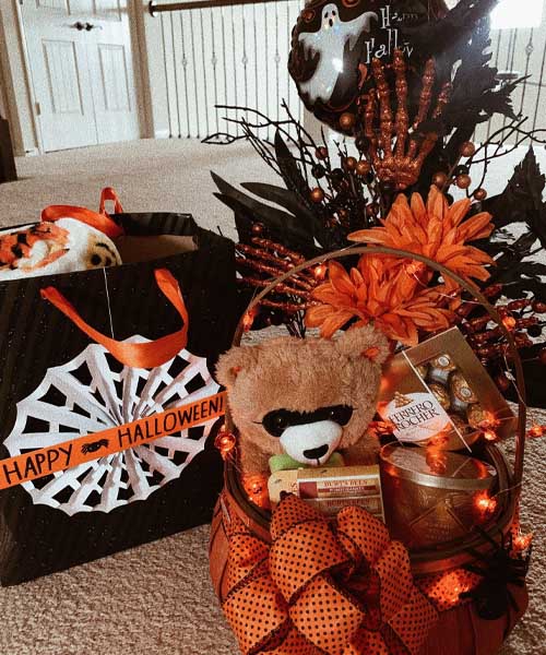 The Orange Love Spooky Basket