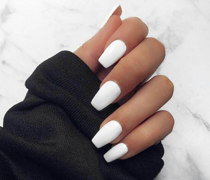 White Coffin Nails 