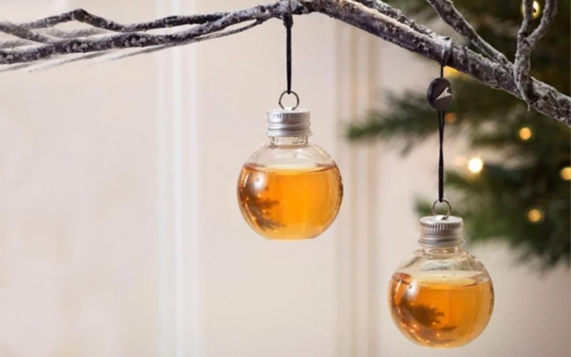 Holidays Booze Ornament Balls