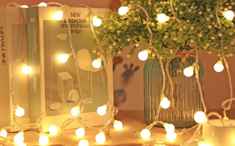 LED Ball String Lights For Indoor & Outdoor Décor