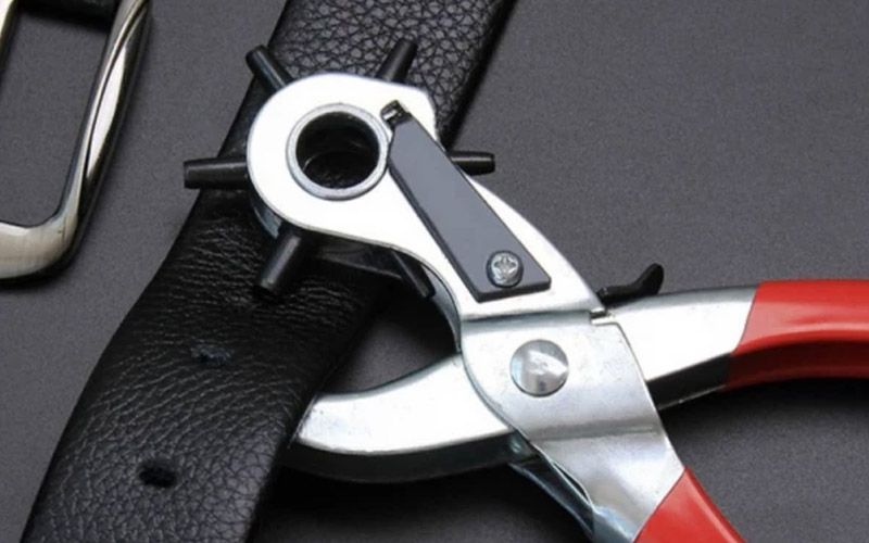 6 Diameter Revolving Leather Hole Punch Plier Tool