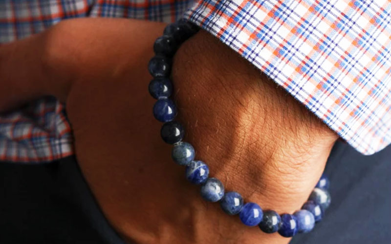 Healing Sodalite Bracelet Stone Jewelry