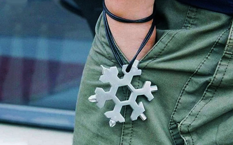 Keychain Snowflake Multi-Tool