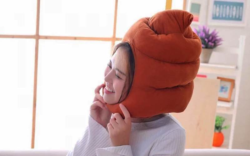 Soft & Plushy Baby Poop Hat