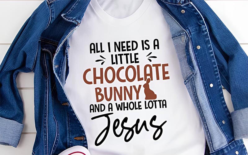 All I Need Is A Little Chocolate Bunny Tee