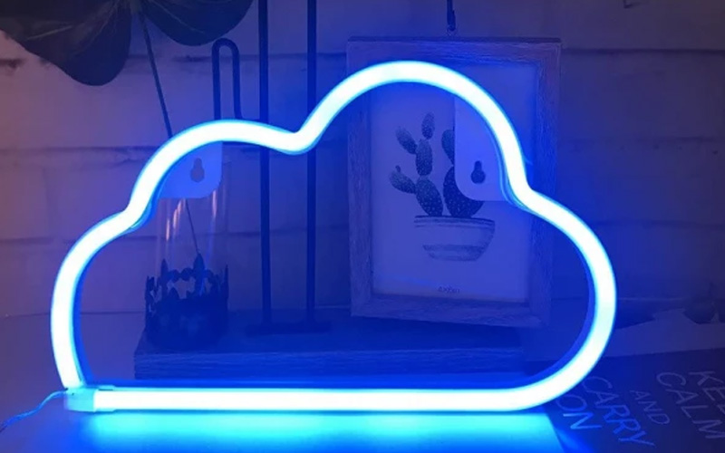 Cloud Neon Light Sign For Luxury Décor Vibes