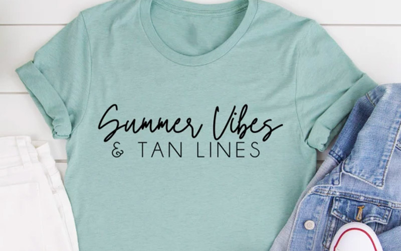 Summer Vibes & Tan Lines Tee