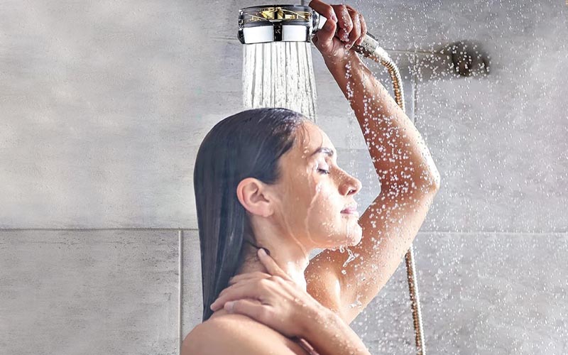 High Pressure 360 Shower Head For Relaxing Shower