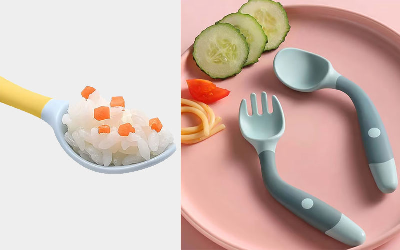 Bendable Training Soft Fork & Spoon For Infants