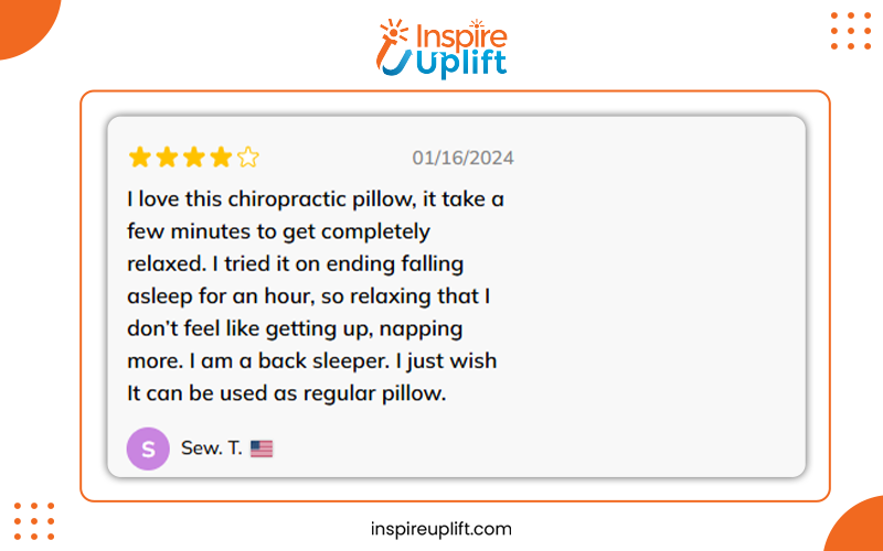 Chiropractic neck pillow