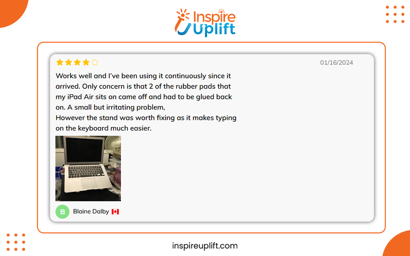 Ergonomic adjustable laptop