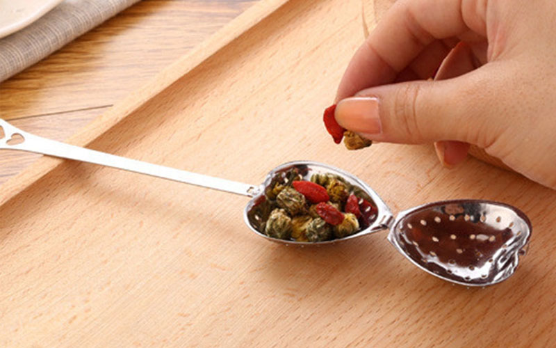 Food Grade Stainless Steel Heart Shaped Tea Infuser