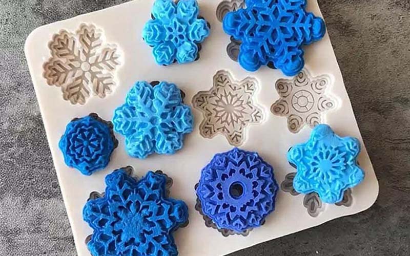 Snowflake Silicone Mold for Baking & Cake Decorating