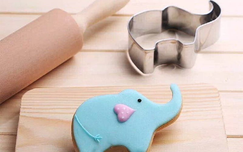 Stainless Steel Elephant Shaped Cookie Cutter