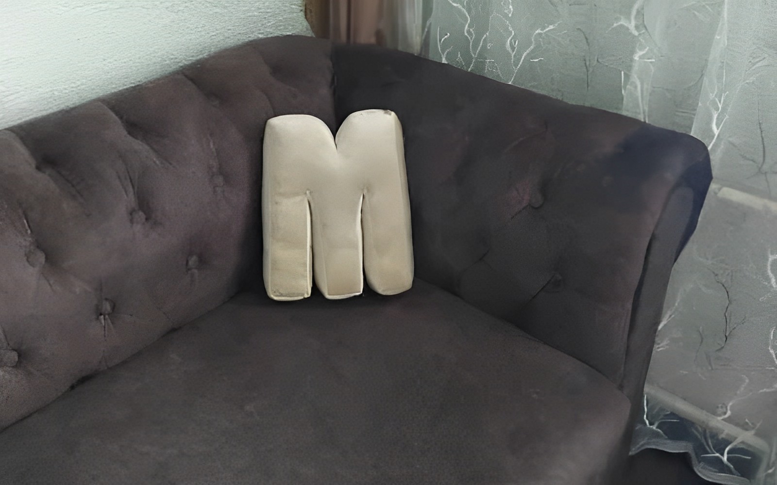 Letter pillow