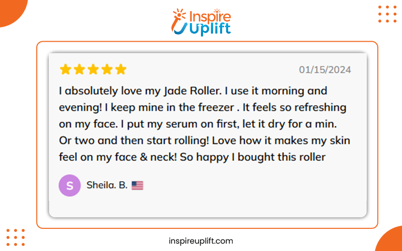 Real jade facial roller