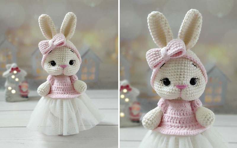 Blooming rabbit bunny toy