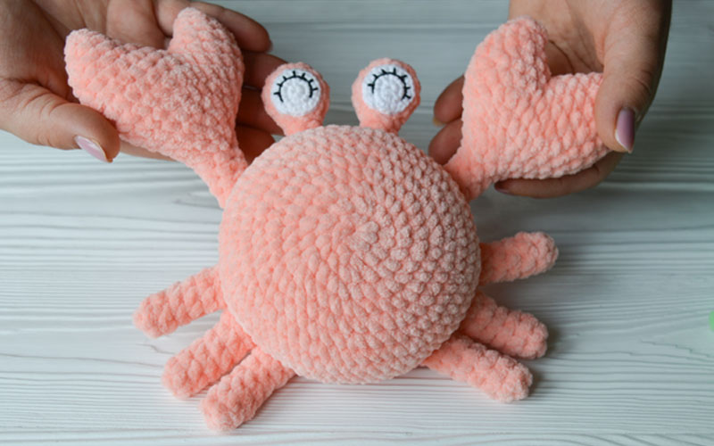 Crab soft stuffed toy that start with C