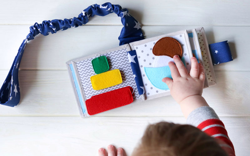 Montessori mini quiet book for toddlers