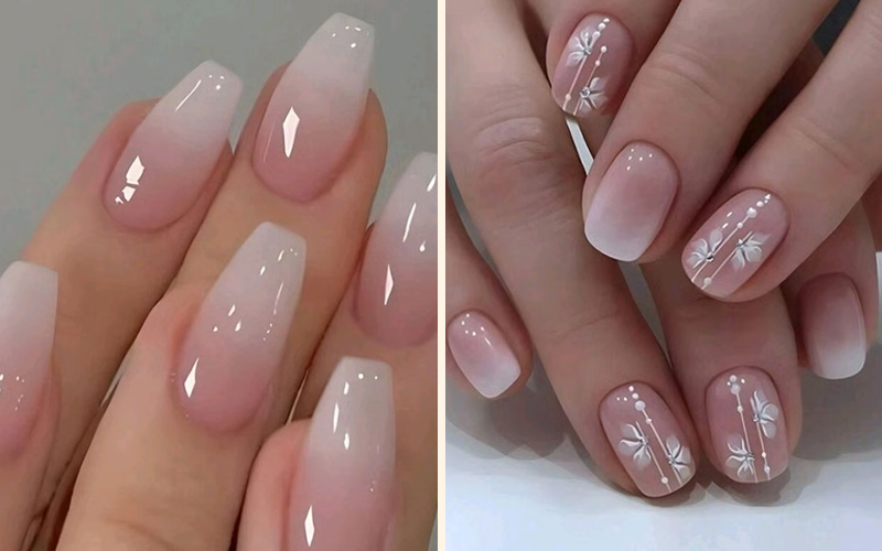 Jelly Pink False Nails