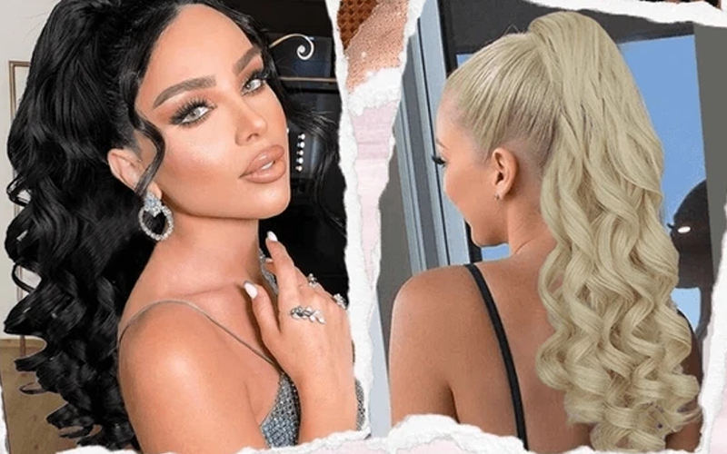 Artificial ponytail extensions