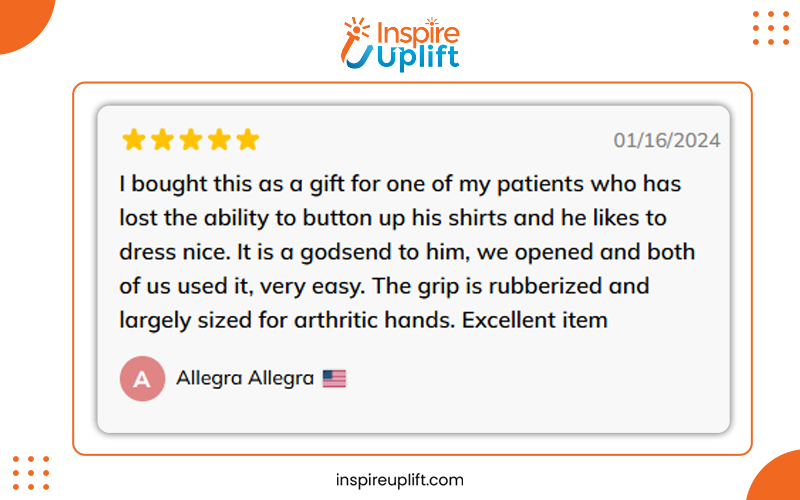 button assistive device