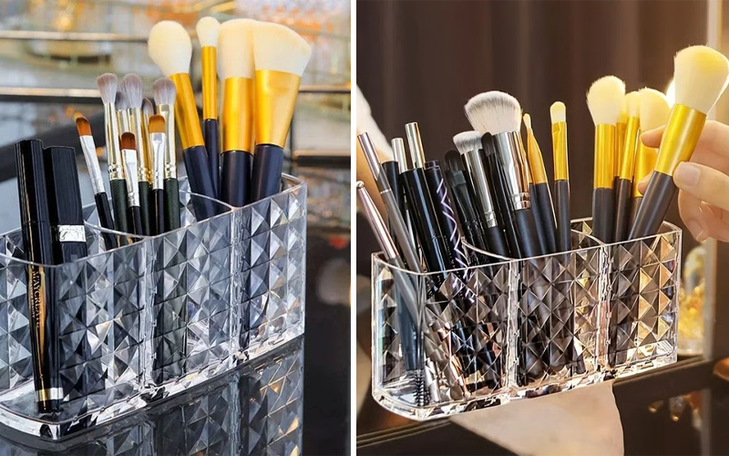 makeup brush holder