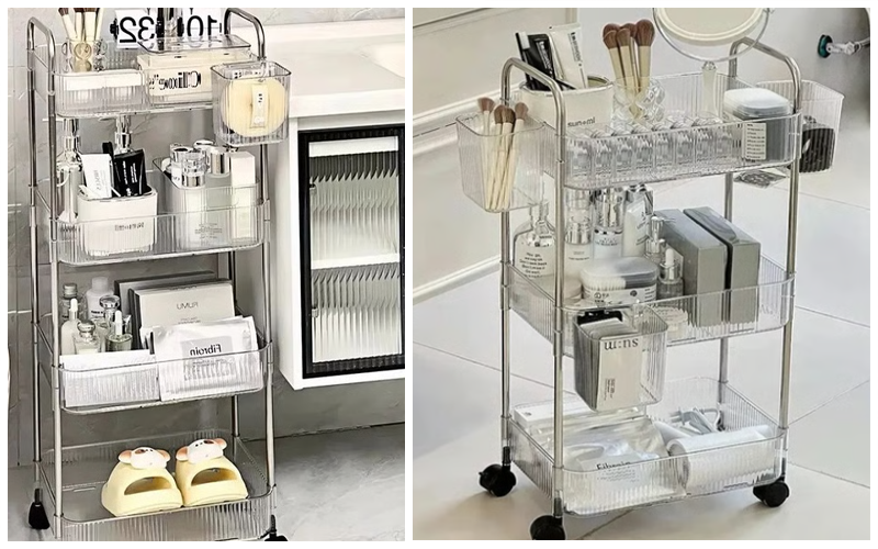 movable makeup cart