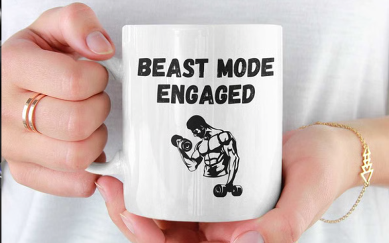 workout mug
