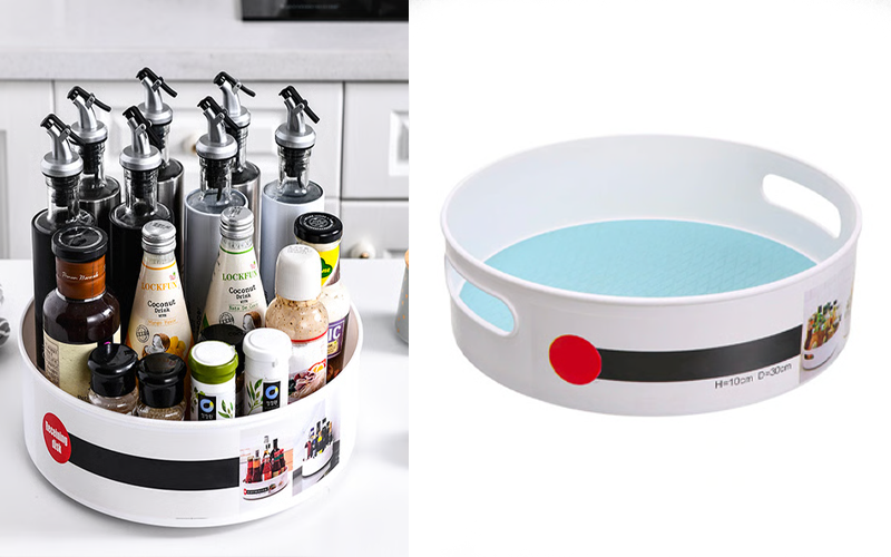 Anti-Skid 360° Rotating Storage Tray