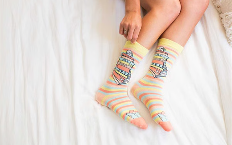 I_m All Booked Up Socks,
