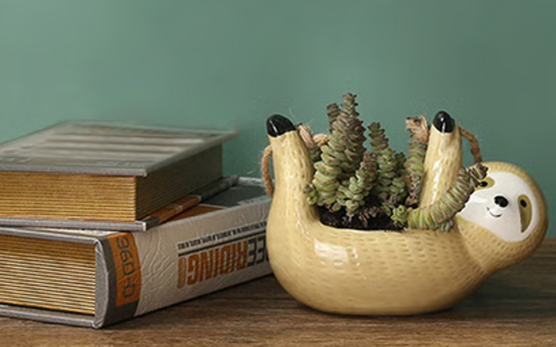 Sloth Hanging Planter