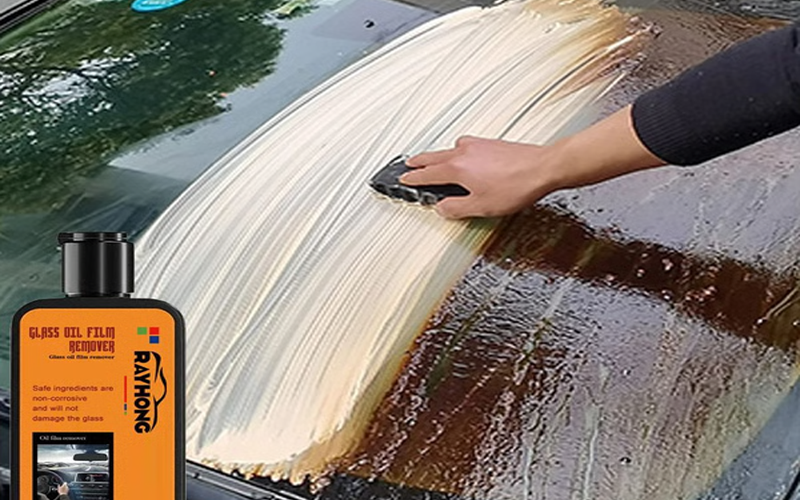 windshield oil fil remover