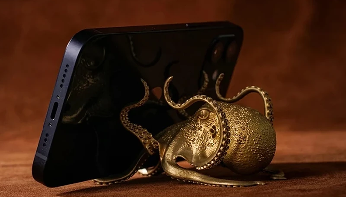 Animal Gold Octopus Ornament