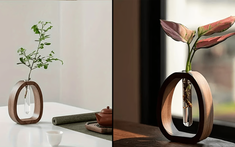 Walnut Wood Hydroponic