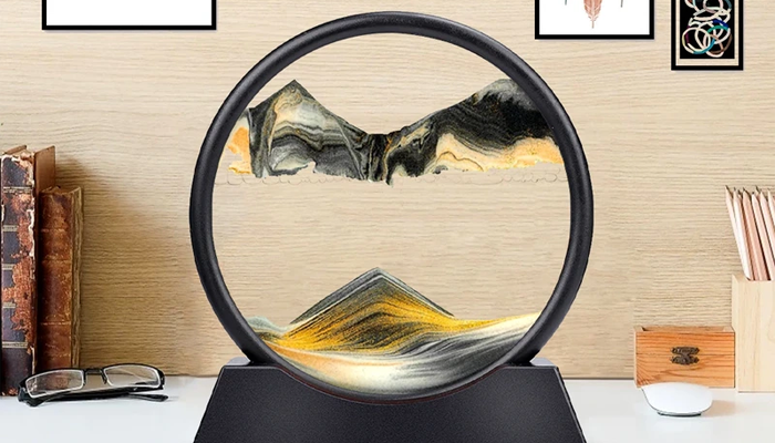 3D Moving Sand Art Hourglass