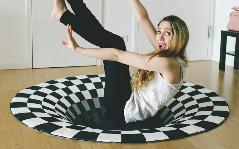 3D Optical Illusion Rug
