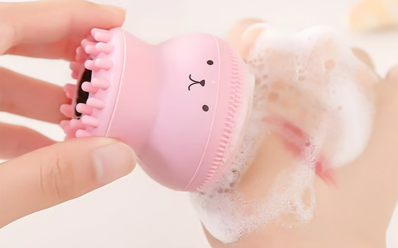 Octopus Shaped Silicone Face Cleanser