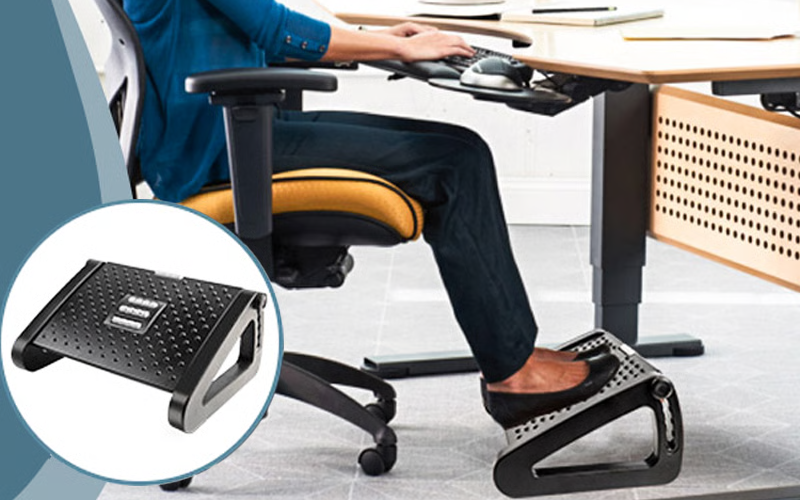 Footrest Under Desk Ergonomic Foot