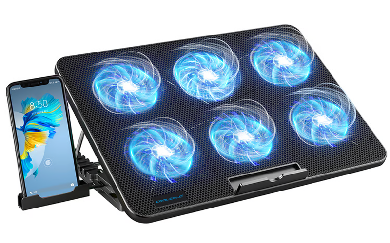 Laptop Cooling Pad with 6 Quiet Fans