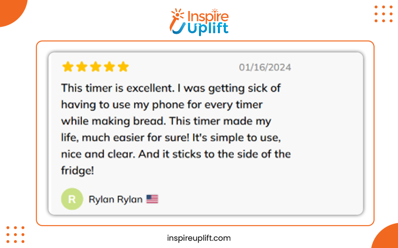 Magnetic digital timer clock review image