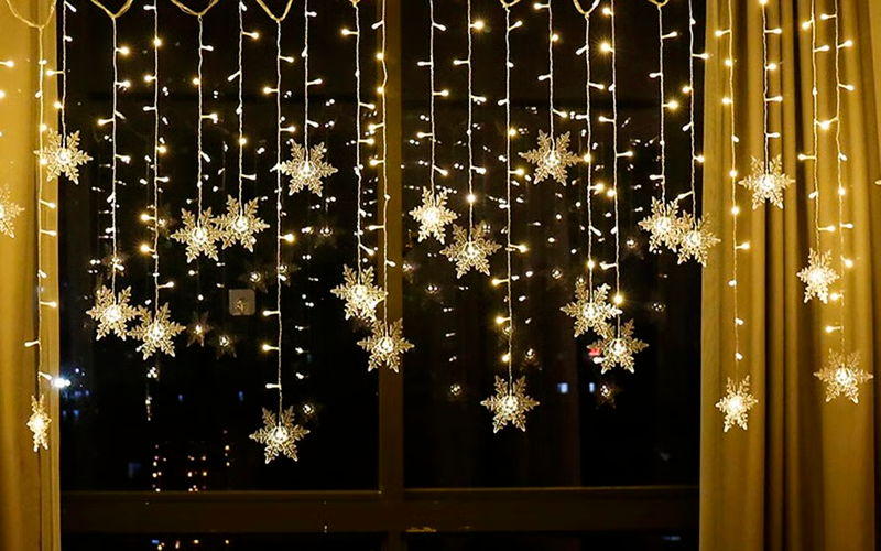 3.5M 96LED Christmas Snowflake
