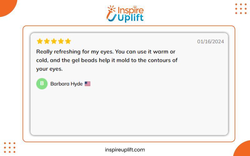 Premium Gel Beaded Eye Mask Review image