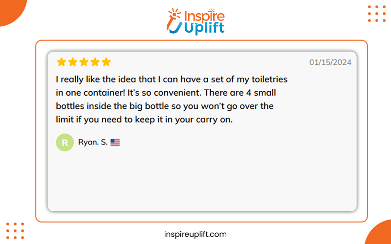 4-In-1 Travel Bottle review image