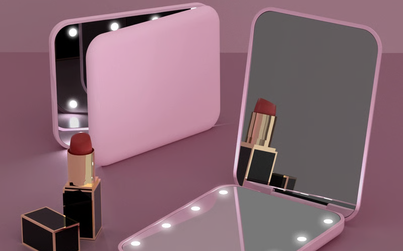 LED Compact Mirror 1X 3X Magnification