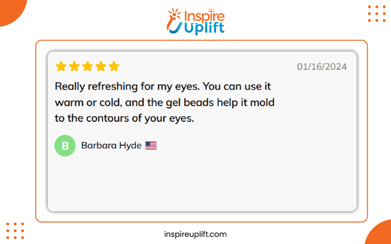 Premium Gel Beaded Eye Mask review image