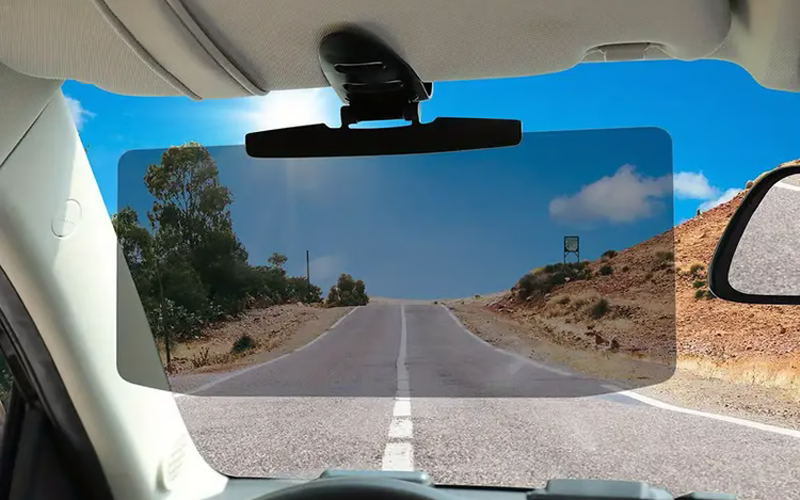 Car Anti Glare Mirror Sun Visor