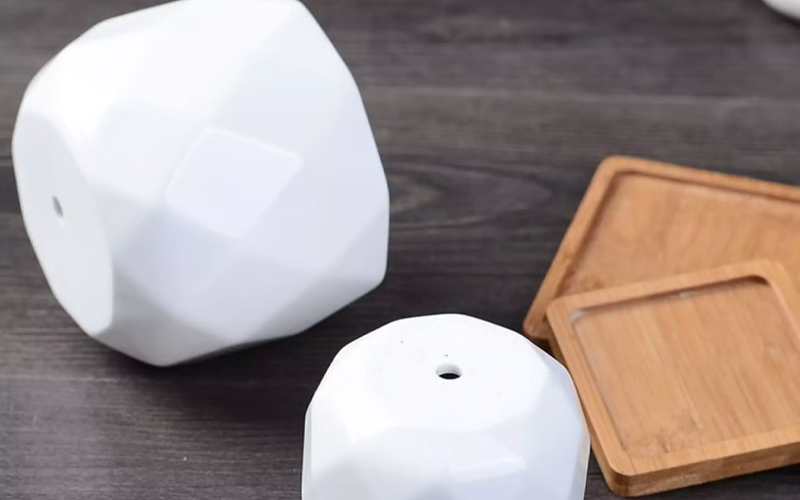 Ceramic Diamond Planter For Indoor