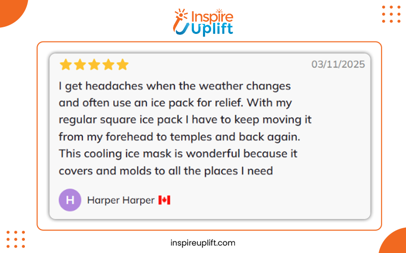 Premium Gel Beaded Eye Mask Review Image