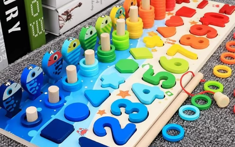 Montessori Math Toy Wooden
